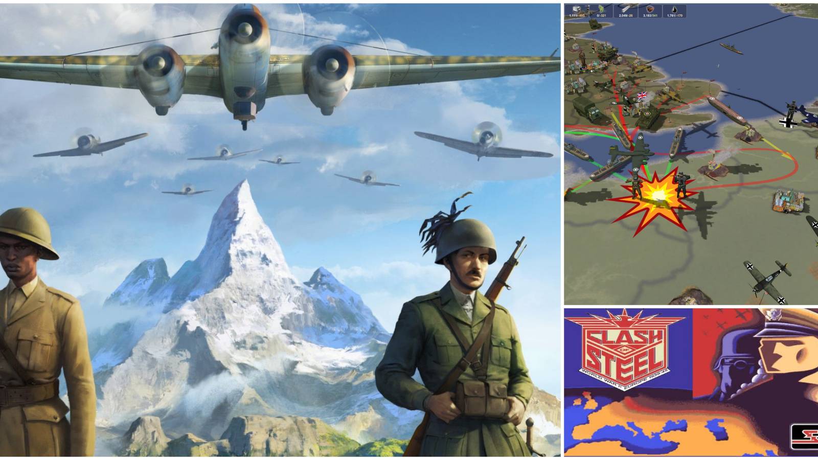 Best WW2 Grand Strategy Games- Hearts of Iron IV Making History: The Calm and the Storm Clash of Steel
