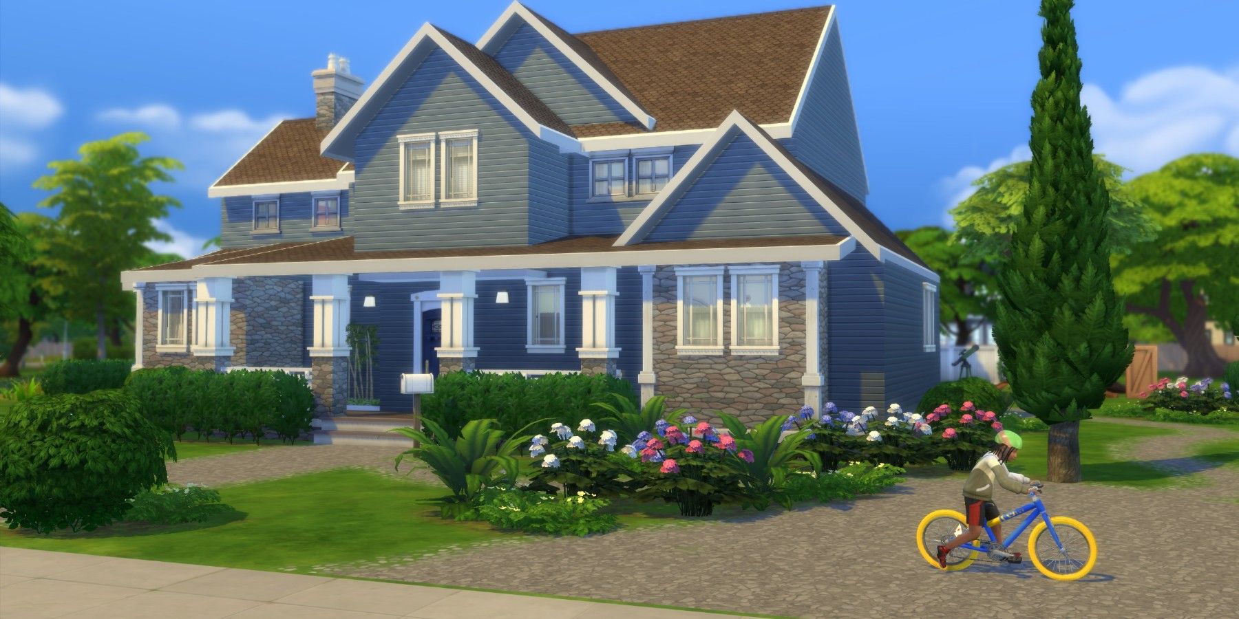 A family home in The Sims 4