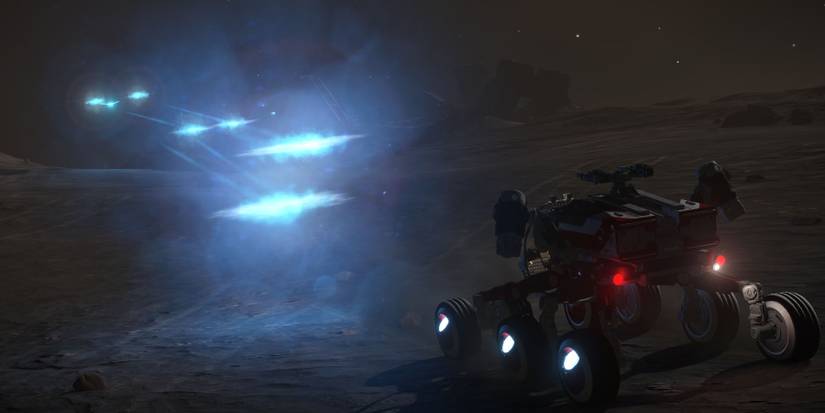 A vehicle farming for Guardian Vessel Blueprint Fragments