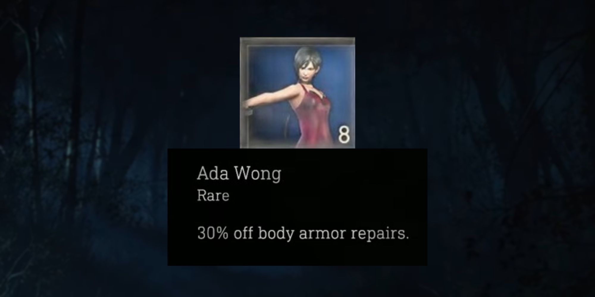 The Ada Wong charm from Resident Evil 4 Remake.
