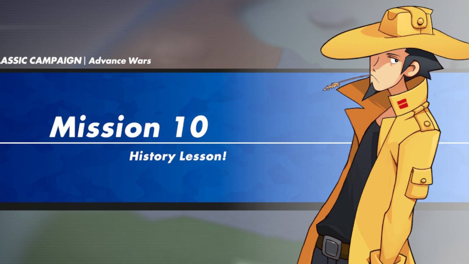advance wars history lesson walkthrough