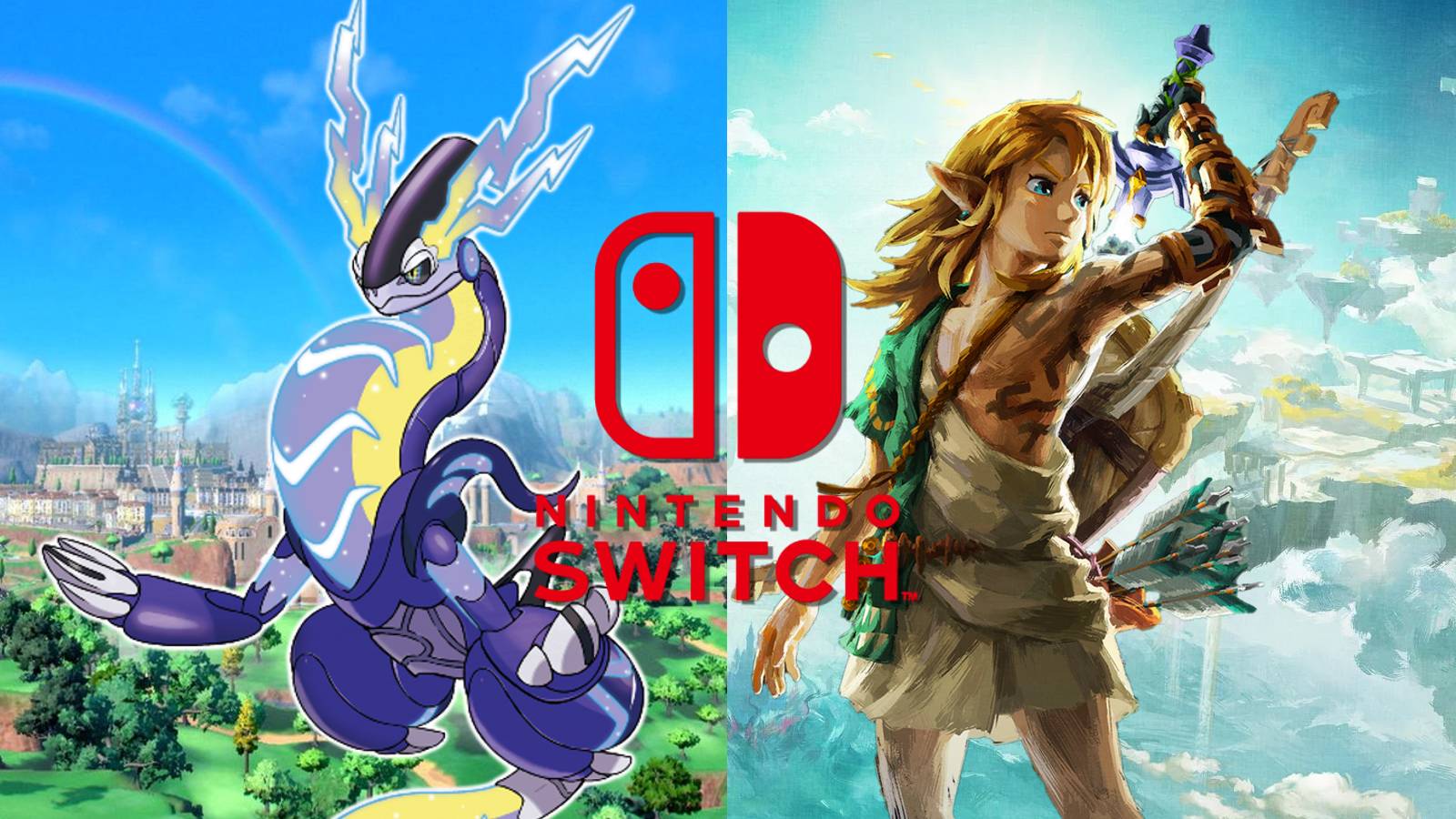 Pokemon Scarlet and Violet reveal Zelda Tears of the Kingdom pattern nintendo direct