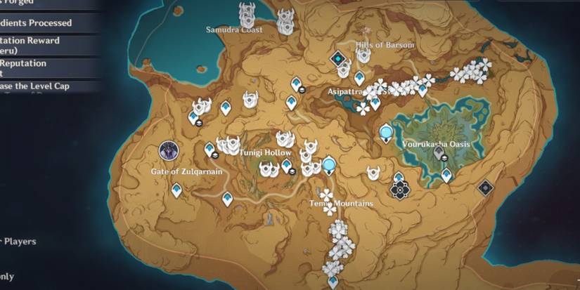 all 78 mourning flower location Genshin Impact