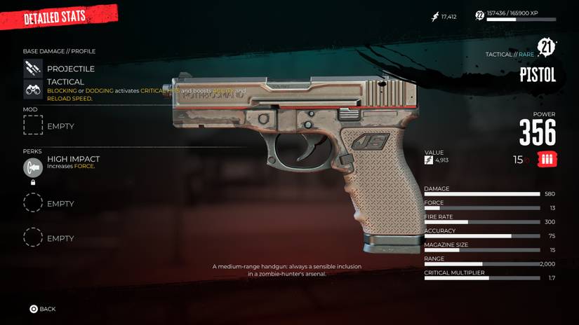 All Ranged Weapon Stats in Dead Island 2