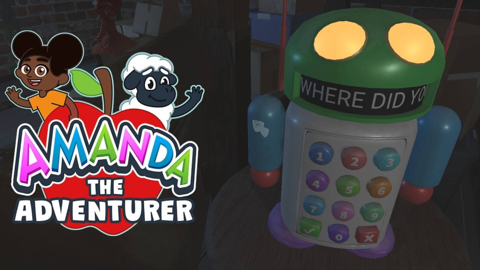What's the Secret Blabbot Code in Amanda the Adventurer?