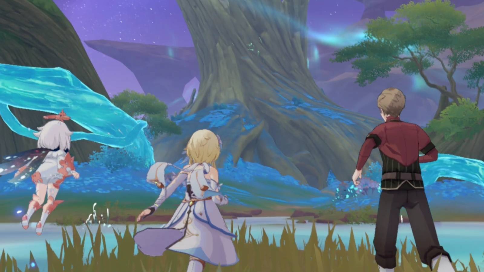 an artist adrift day 3 Genshin Impact Julien Paimon traveler