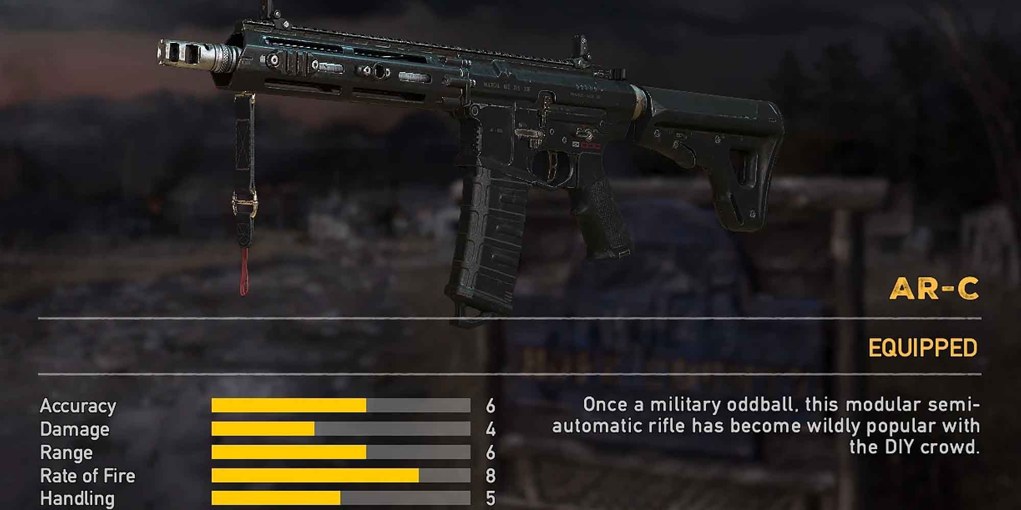 The AR-C submachine gun in Far Cry 5