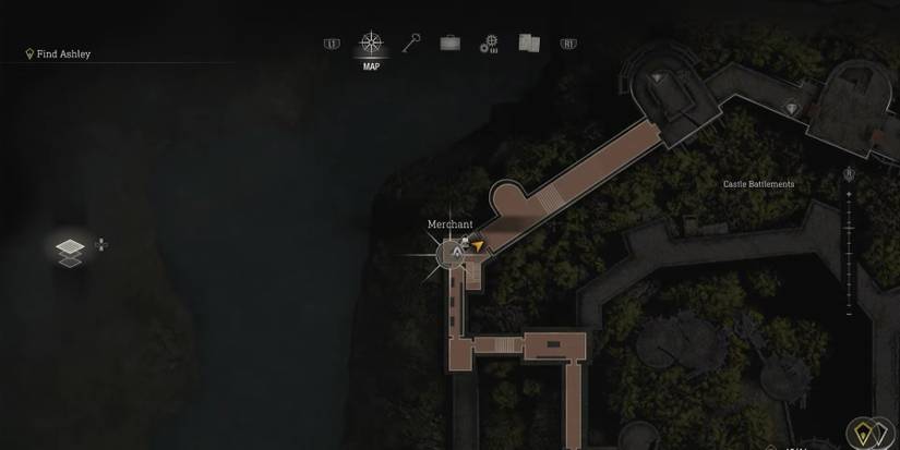 The Merchant's store location in Resident Evil 4 remake