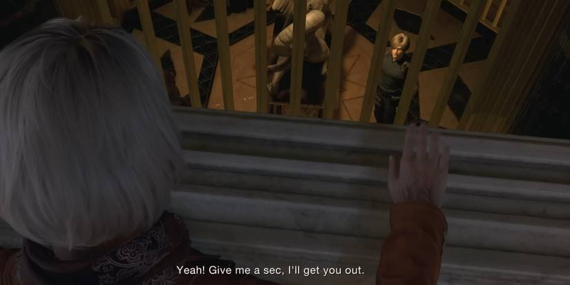 Ashley helps Leon out