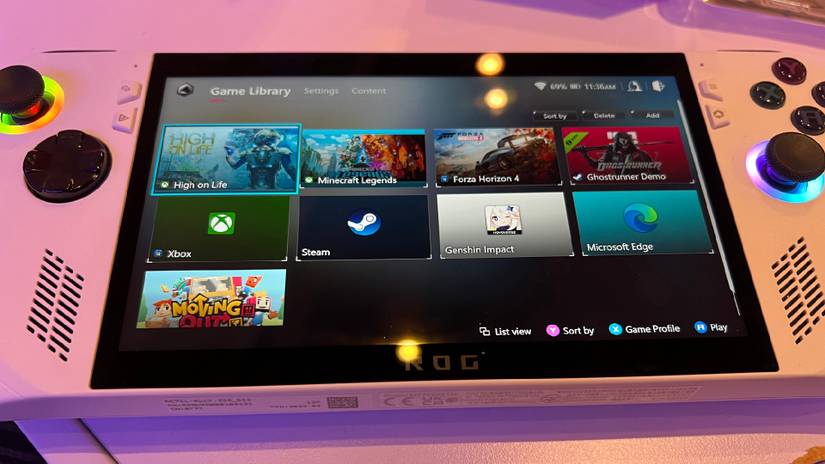 Asus ROG Ally Armoury Crate