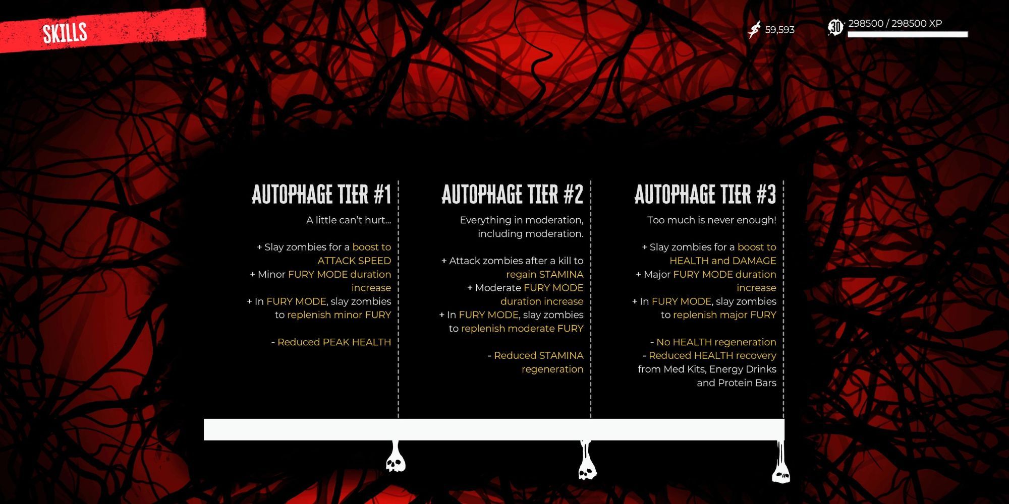 The Autophage Tier meter in Dead Island 2