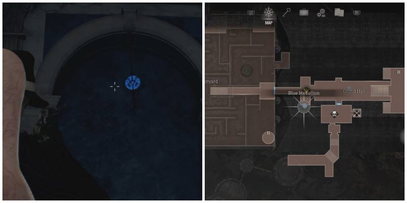 A Blue Medallion in Resident Evil 4 Remake