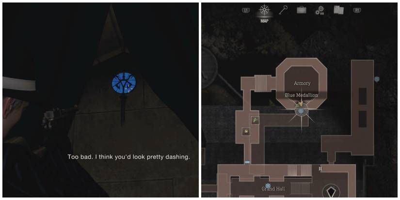 A Blue Medallion in Resident Evil 4 Remake