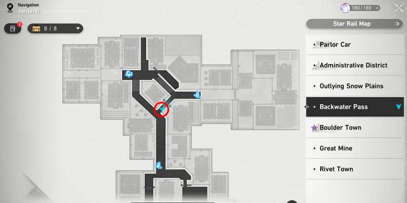 backwater pass chest 2 location in honkai star rail