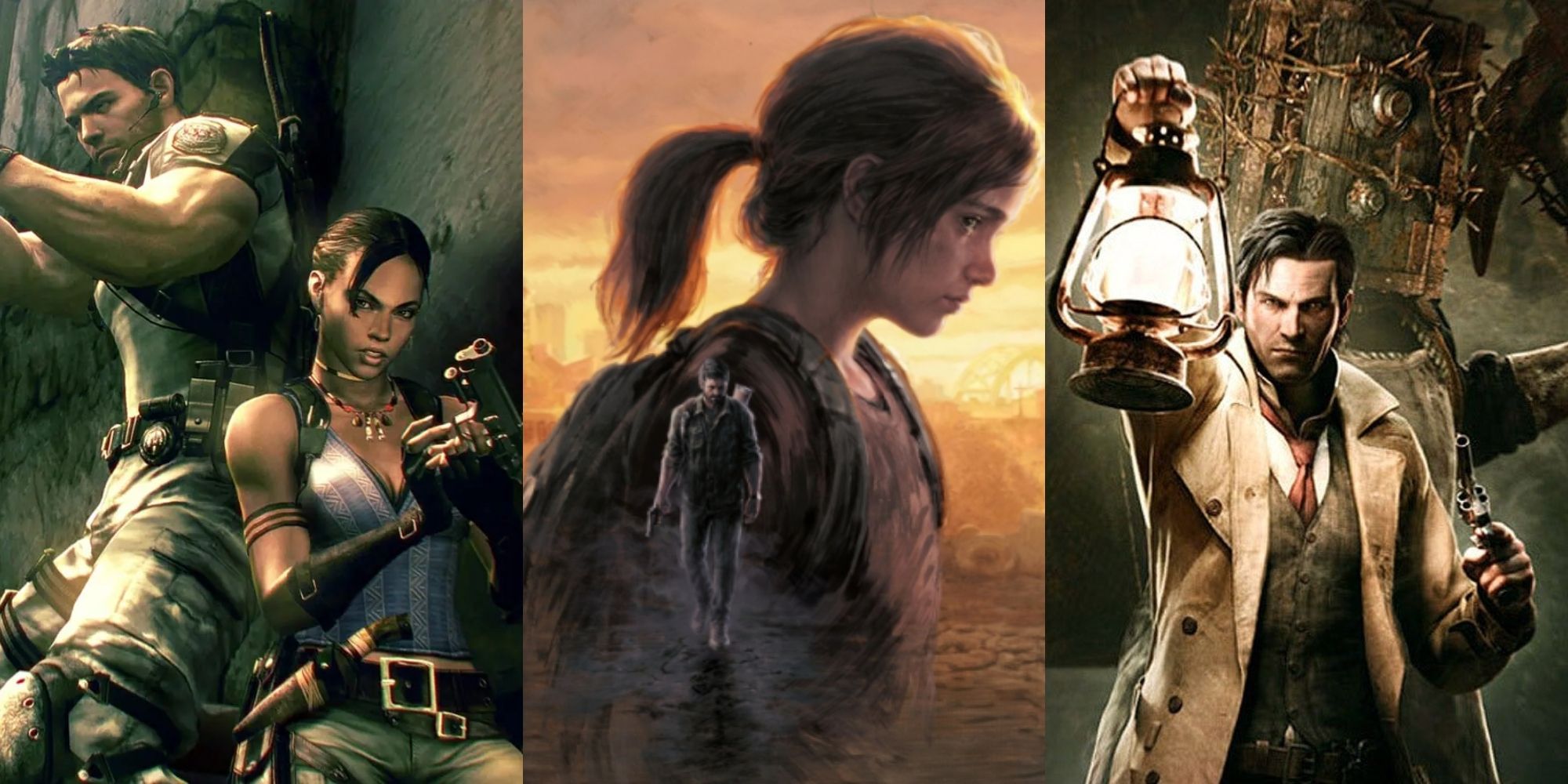 Resident Evil 5, The Last of Us and Evil Within 