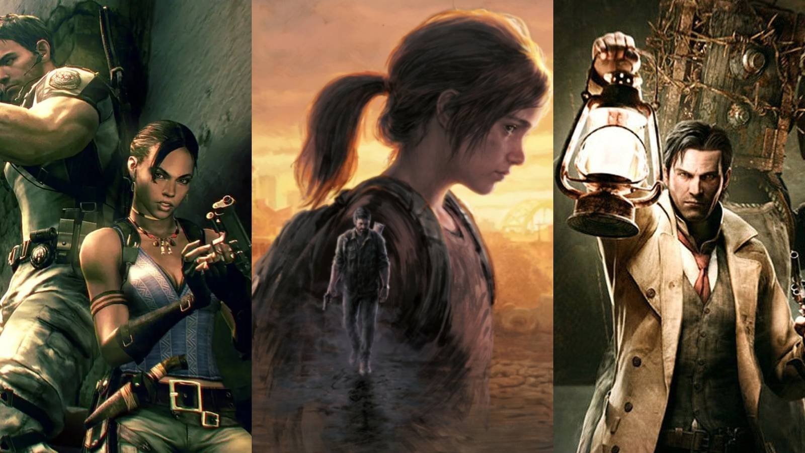 Resident Evil 5, The Last of Us and Evil Within 