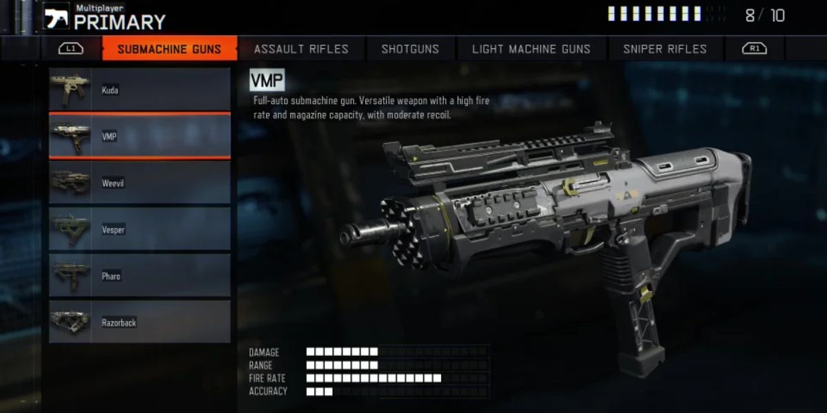 Black Ops 3 VMP in the armory