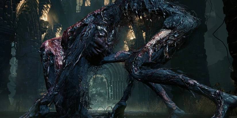 Blood-Starved Beast Bloodborne Flayed Creature