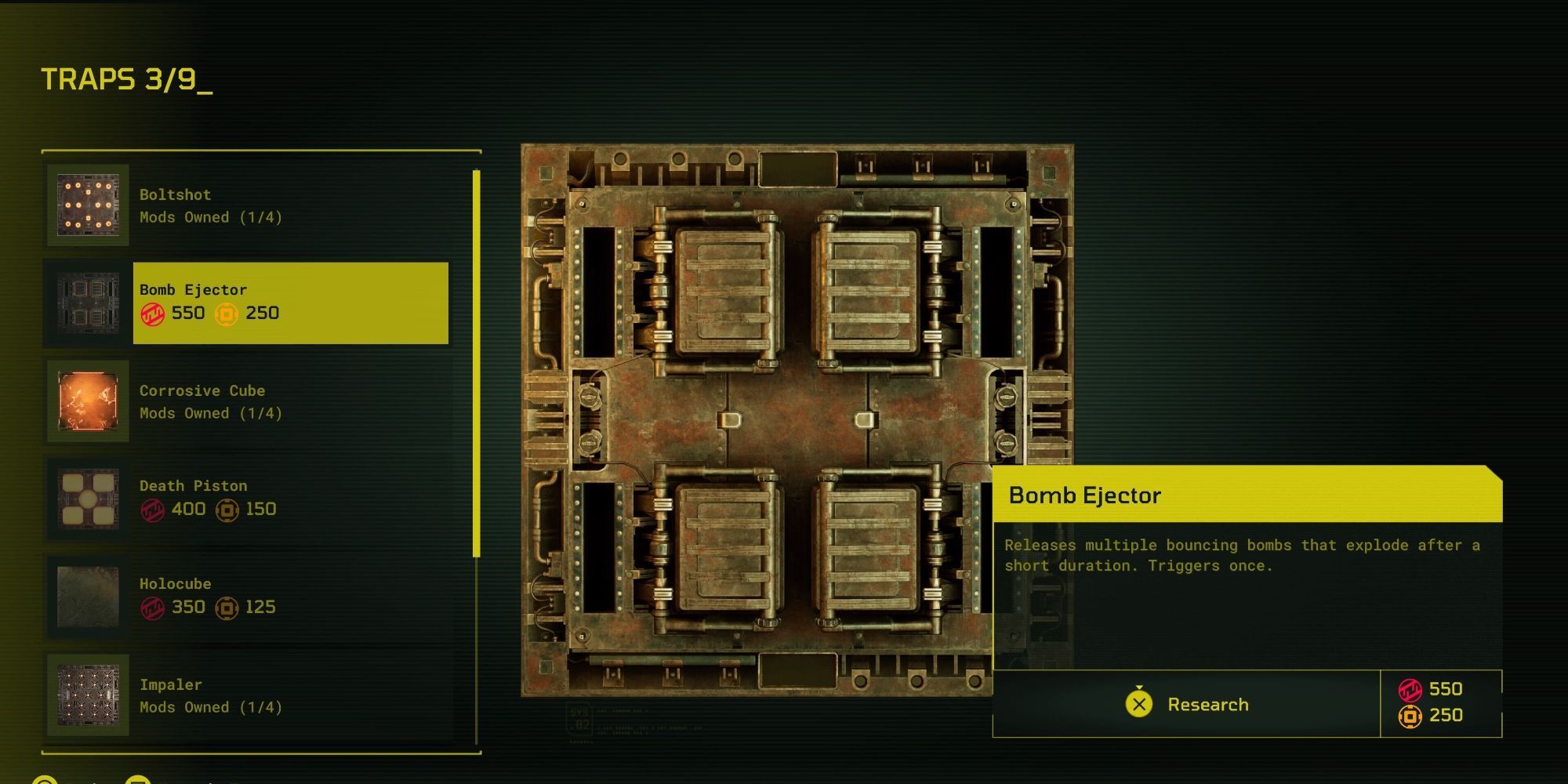 The Bomb Ejector trap from Meet Your Maker