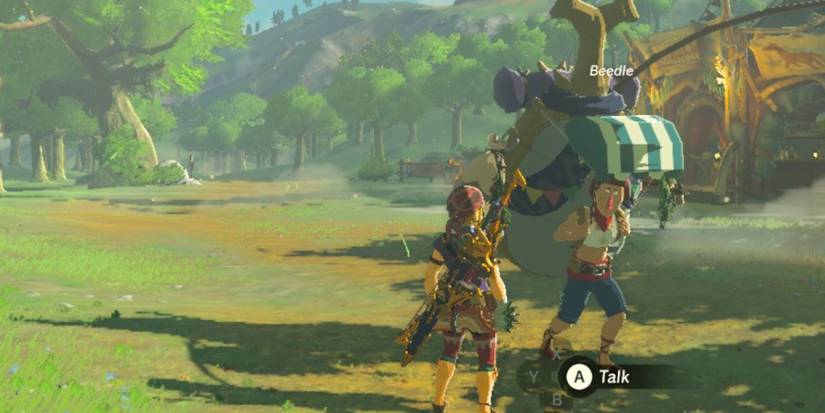 botw beedle outside