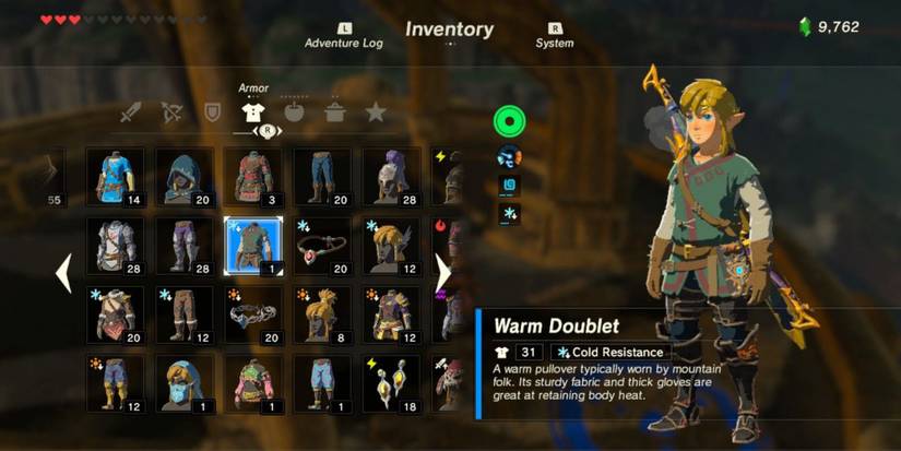 botw warm doublet