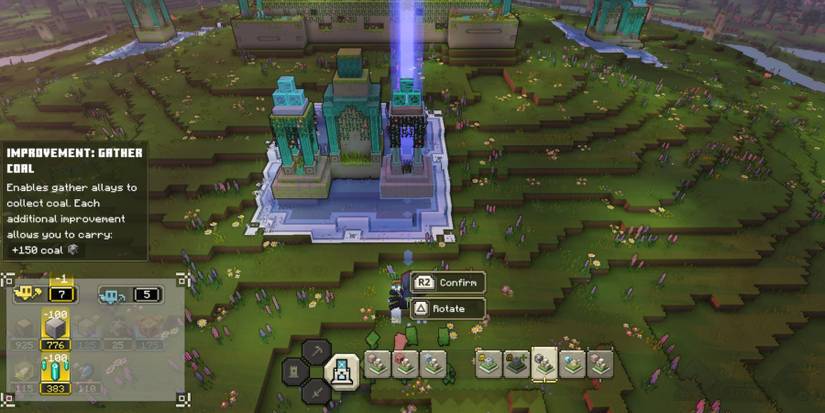 Building the Improvement: Gather Coal in Minecraft Legends