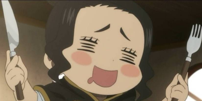 Charmy thinking about food in Black Clover