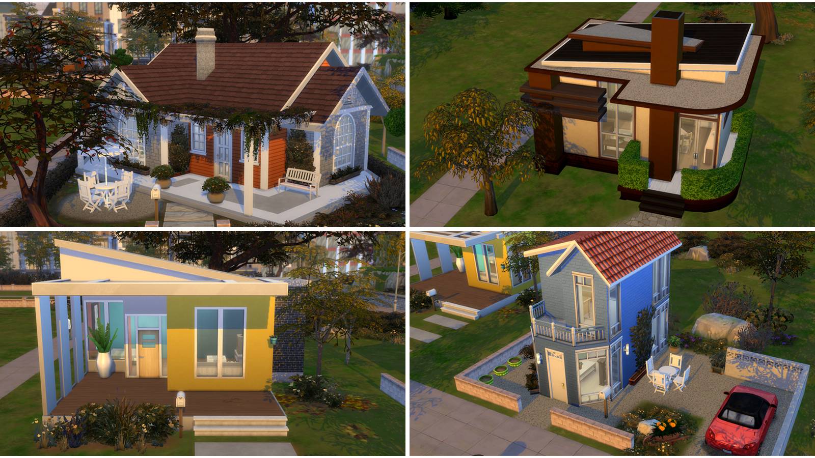 cheapest base game houses in the sims 4