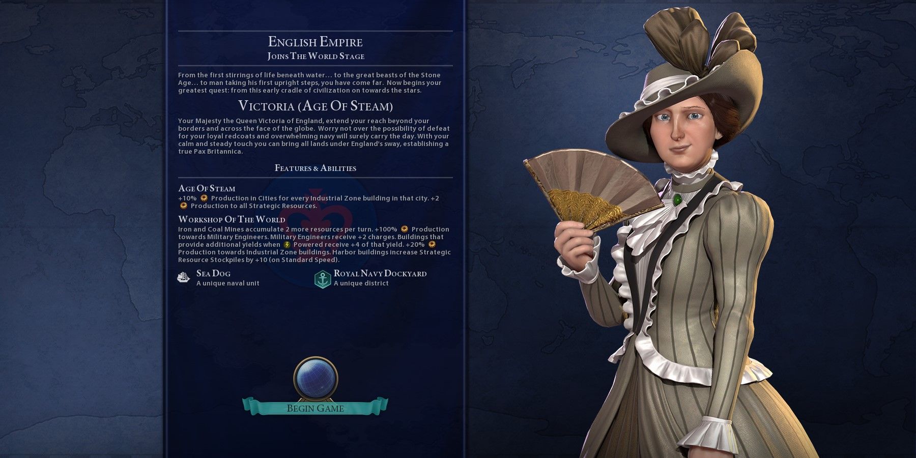 Civilization 6 Victoria Loading Screen