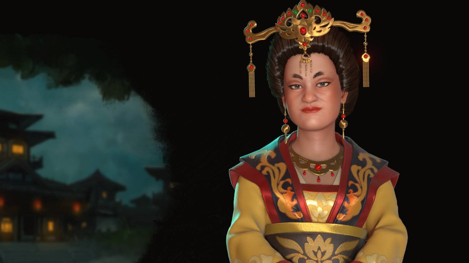 Civilization 6 Wu Zetian Diplomacy Screen