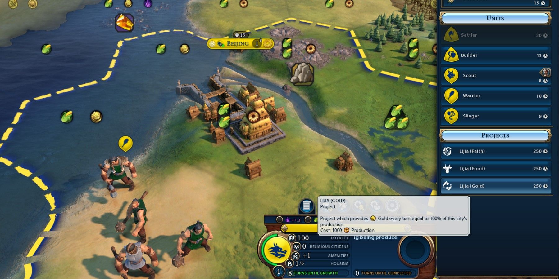 Civilization 6 Yongle Lijia projects