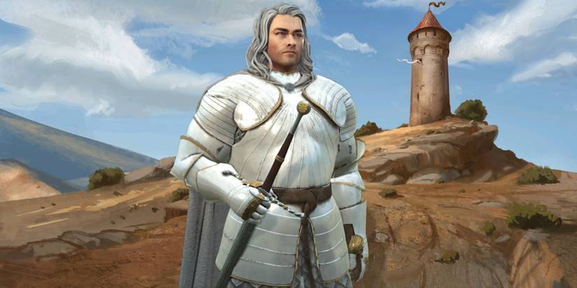CK3 AGOT Ser Arthur Dayne With Dawn Sword