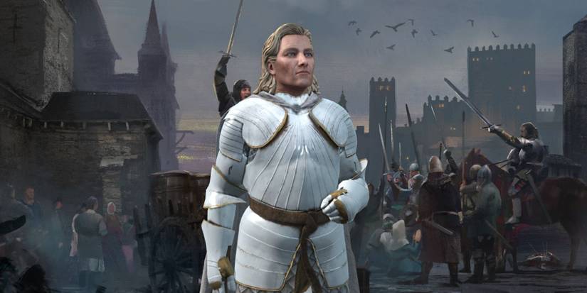 CK3 AGOT Ser Barristan Selmy In Kingsguard Armor