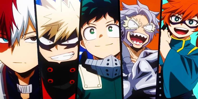 Shoto Bakugo Deku Class B students