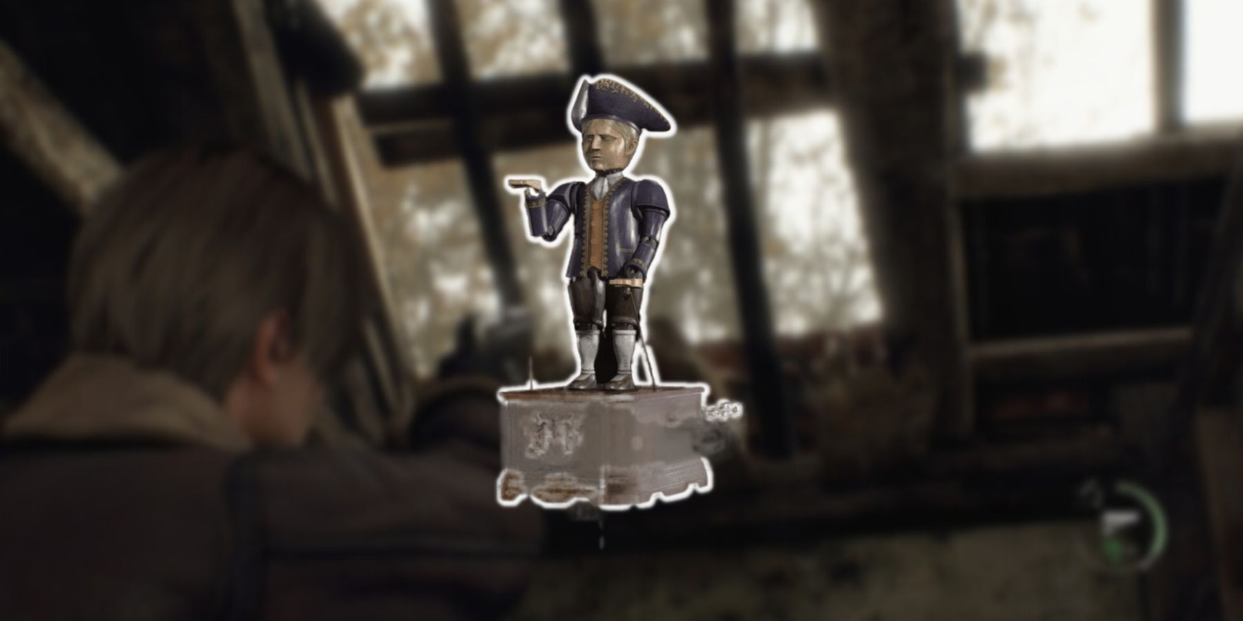 image showing a clockwork castellan in the resident evil 4 remake. 