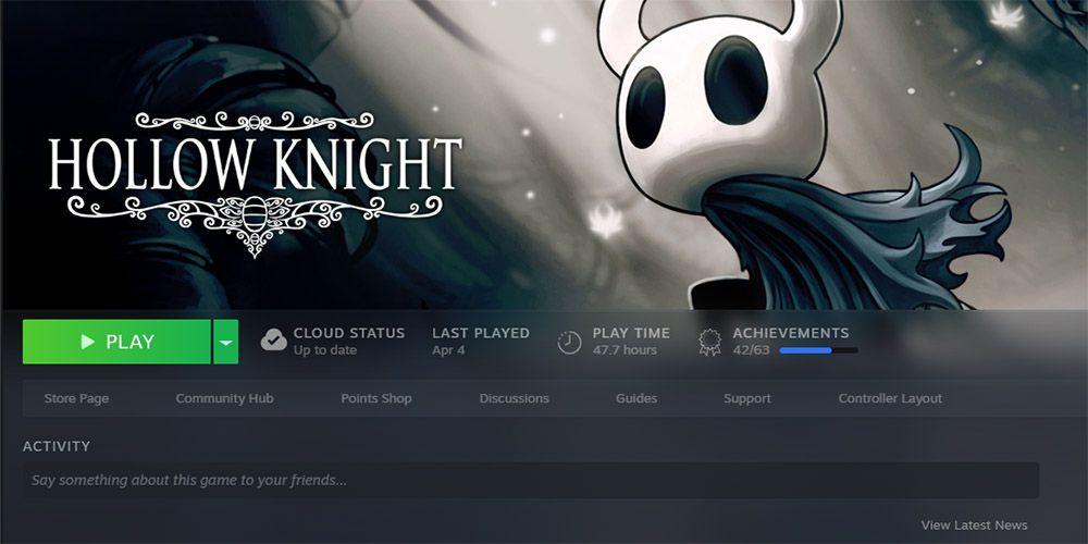 hollow knight on steam cloud save up to date