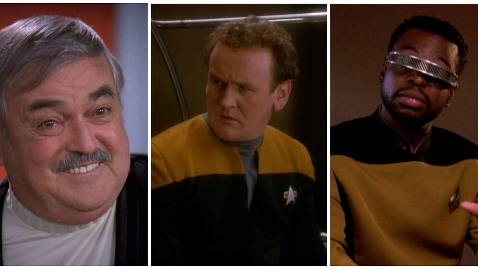 Montgomery Scott. Miles O'Brien. Geordi La Forge.
