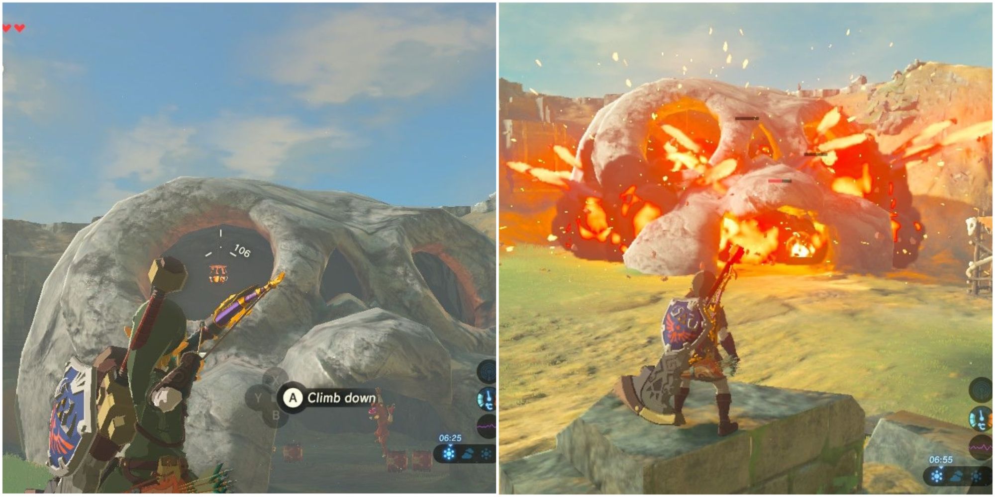 dealing with a skull bokoblin camp