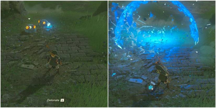 using bomb on chuchu