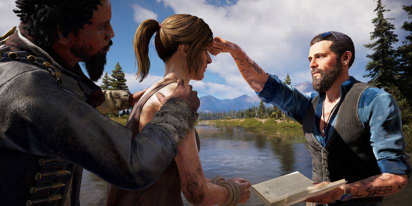 John "cleansing" a resident of Hope County