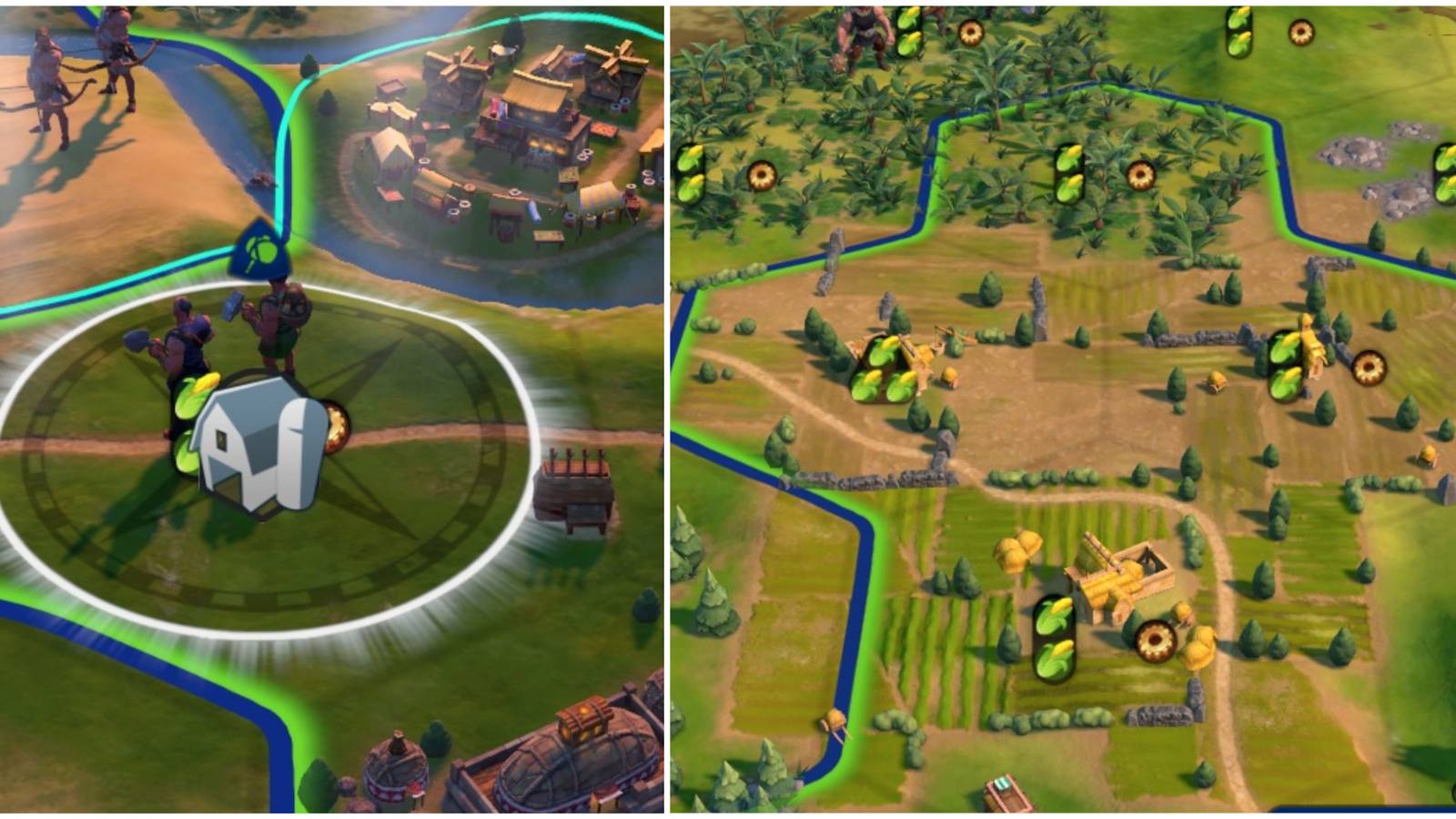 how to build farm triangles 