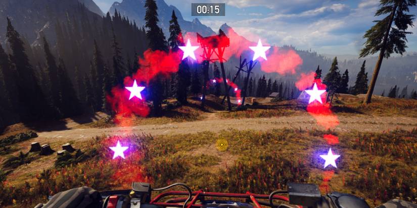 Player attempting the Mooseknuckle Run challenge