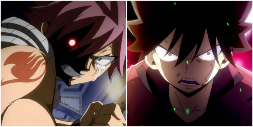 Natsu and Shiki Furious