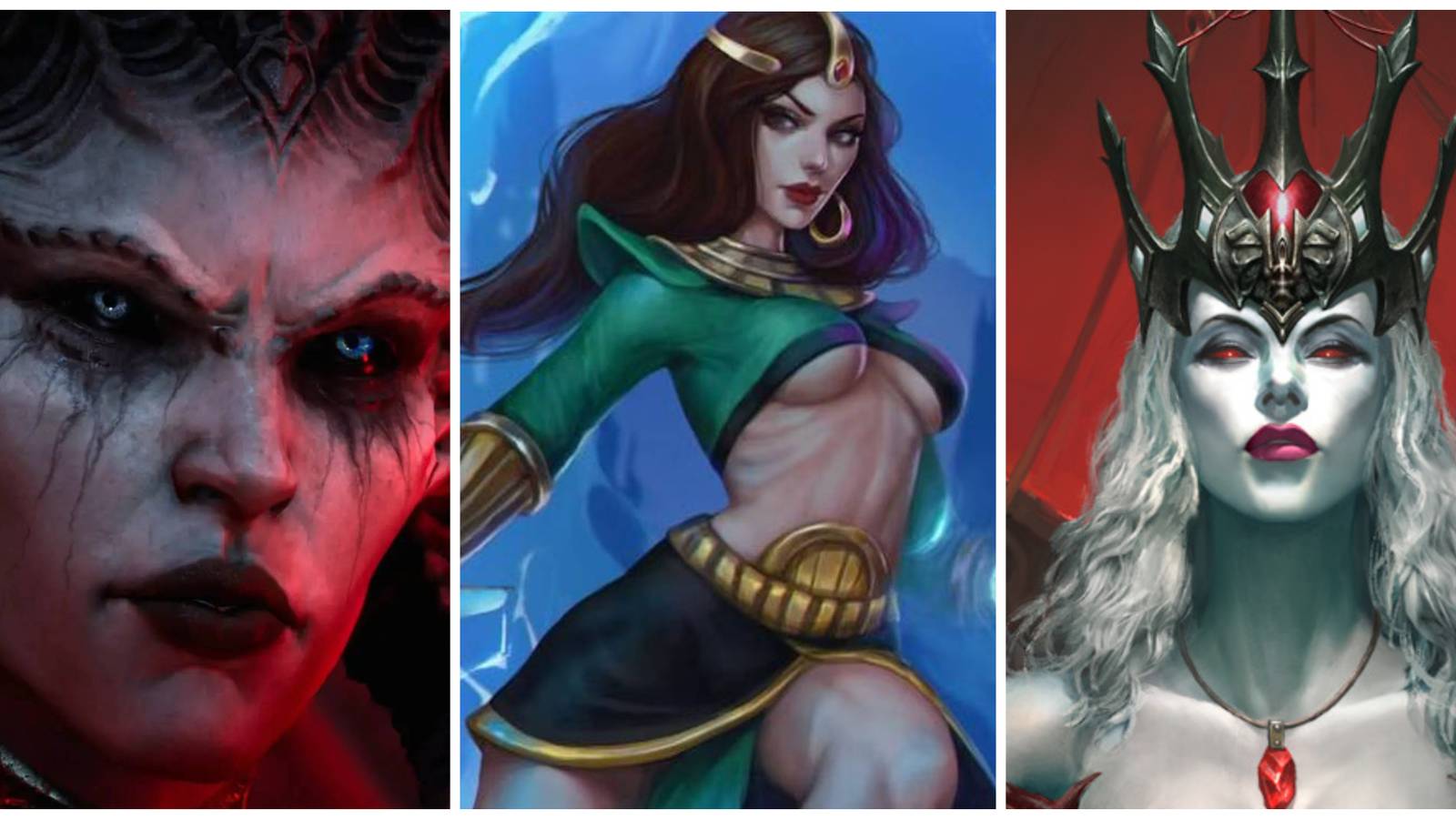 Diablo Lillith, Isendra and The Countess Collage