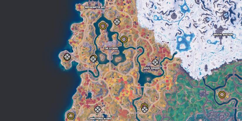titan targets and watch tower locations 