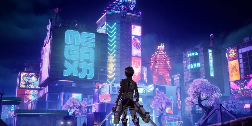 attack on titan fortnite loading screen in-game
