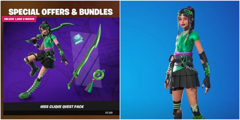 how to find hiss clique in the item shop