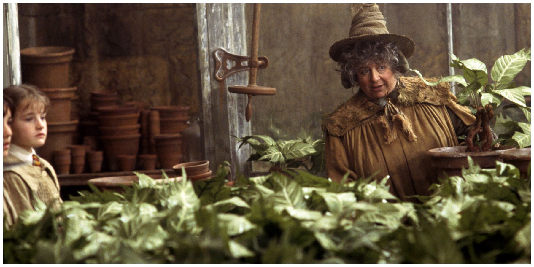 Professor Pamona Sprout in Harry Potter and the Chamber of Secrets.