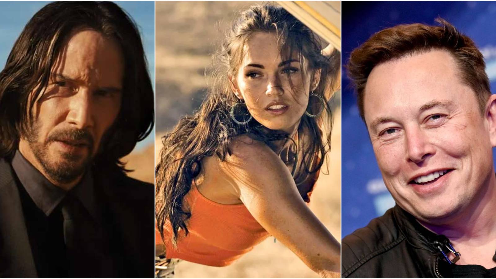 Keanu Reeves Megan Fox Elon Musk