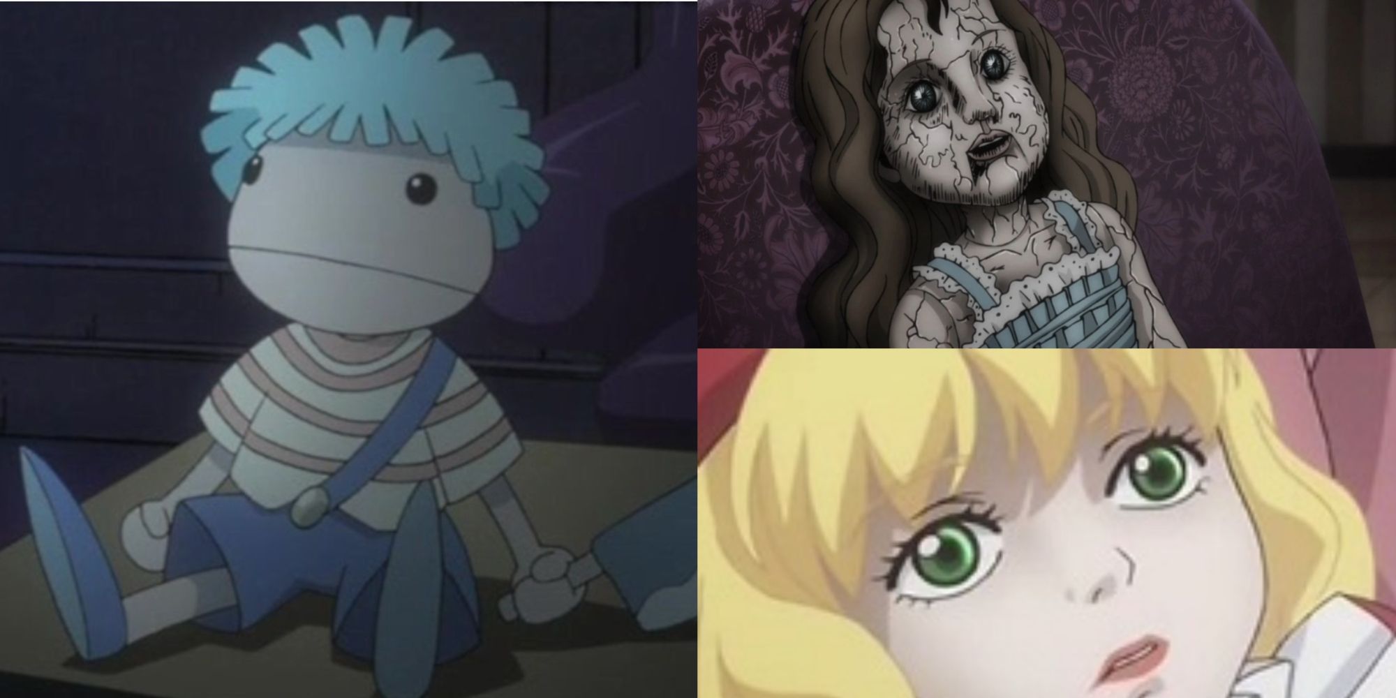 Creepy doll hot sale anime